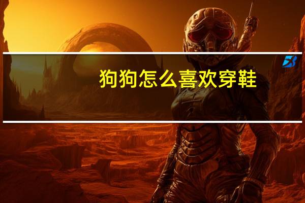 狗狗怎么喜欢穿鞋