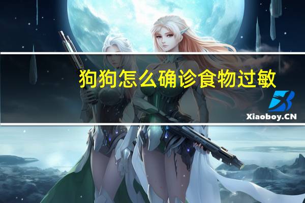 狗狗怎么确诊食物过敏
