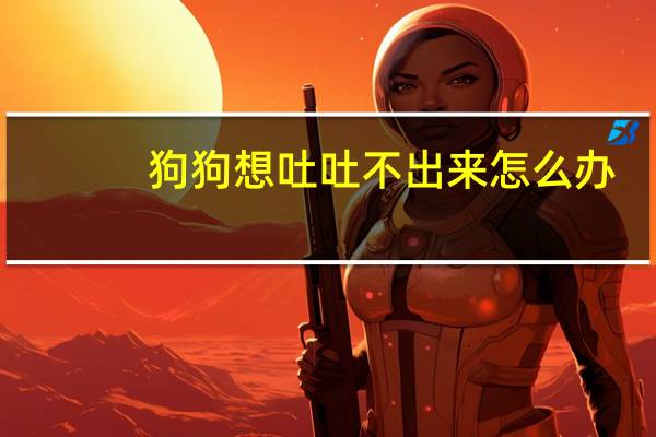 狗狗想吐吐不出来怎么办