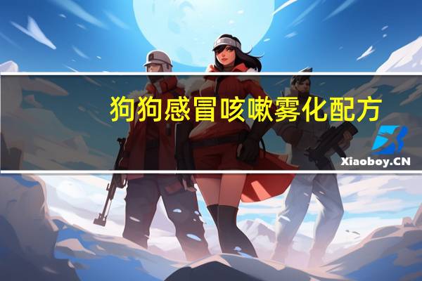 狗狗感冒咳嗽雾化配方