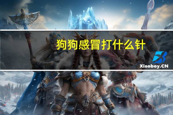 狗狗感冒打什么针
