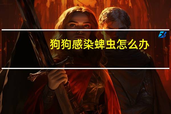 狗狗感染蜱虫怎么办
