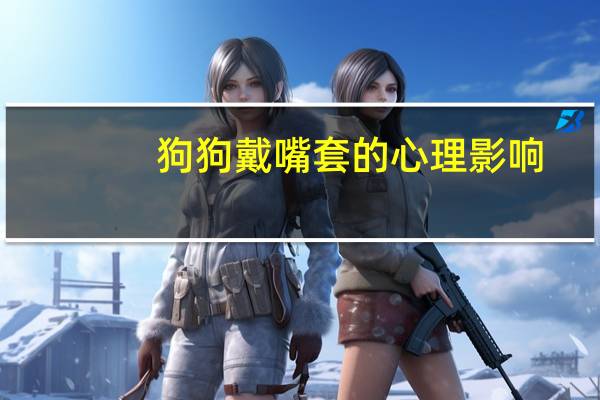 狗狗戴嘴套的心理影响