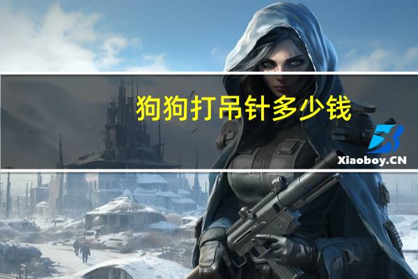 狗狗打吊针多少钱