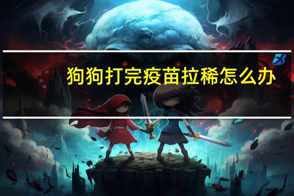狗狗打完疫苗拉稀怎么办