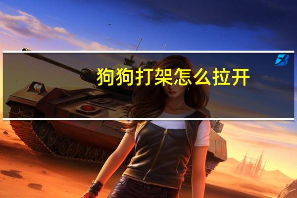 狗狗打架怎么拉开