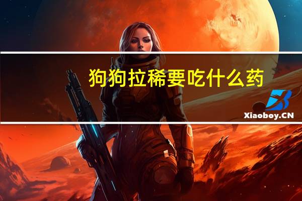 狗狗拉稀要吃什么药