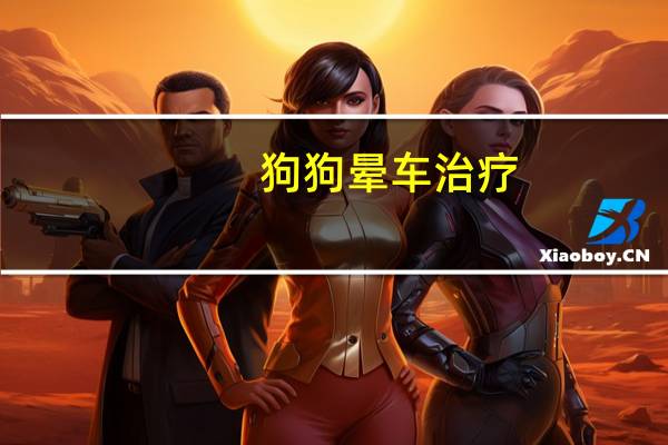 狗狗晕车治疗