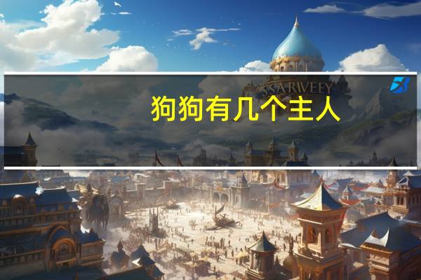 狗狗有几个主人