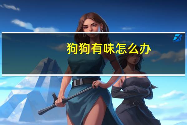 狗狗有味怎么办
