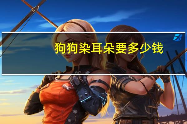 狗狗染耳朵要多少钱