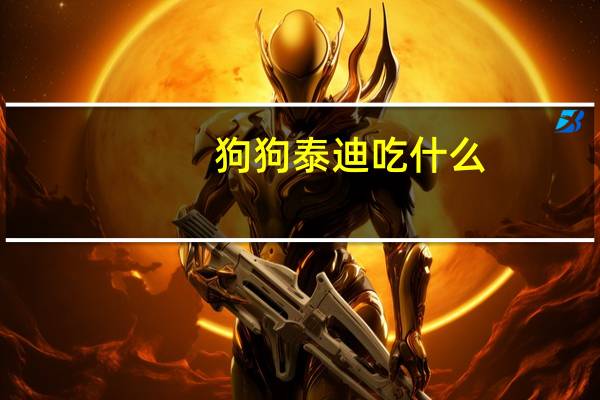狗狗泰迪吃什么