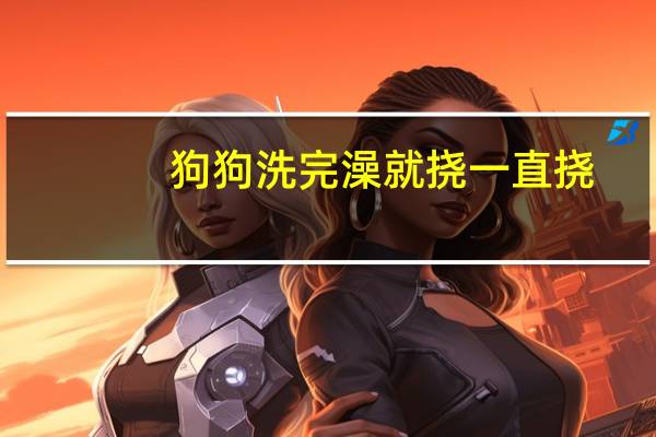 狗狗洗完澡就挠一直挠