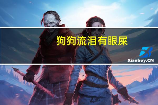 狗狗流泪有眼屎