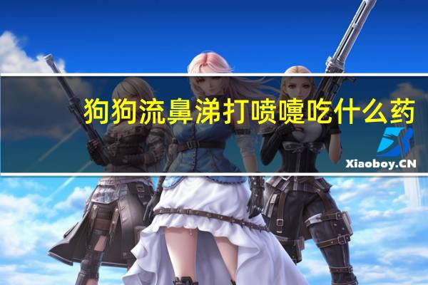 狗狗流鼻涕打喷嚏吃什么药