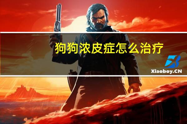狗狗浓皮症怎么治疗