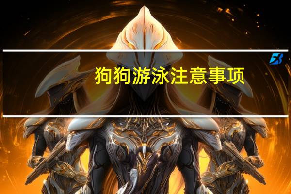 狗狗游泳注意事项