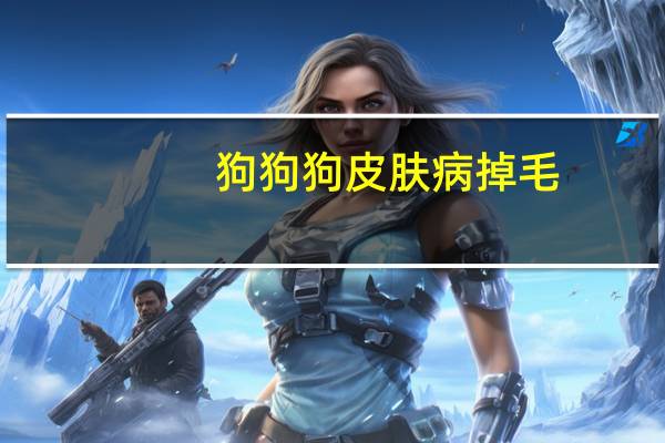 狗狗狗皮肤病掉毛