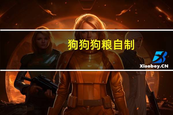 狗狗狗粮自制