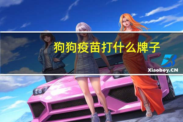 狗狗疫苗打什么牌子