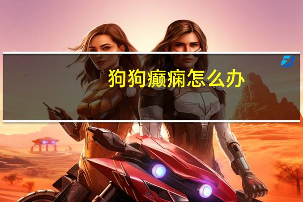 狗狗癫痫怎么办