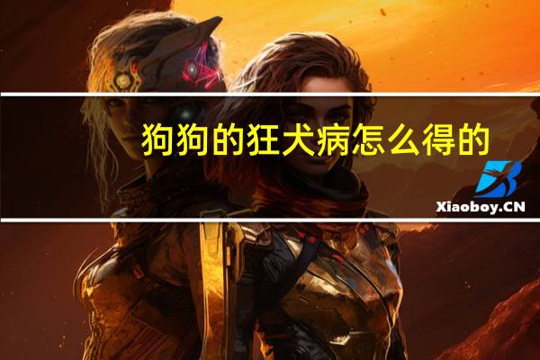 狗狗的狂犬病怎么得的
