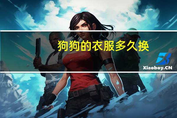 狗狗的衣服多久换