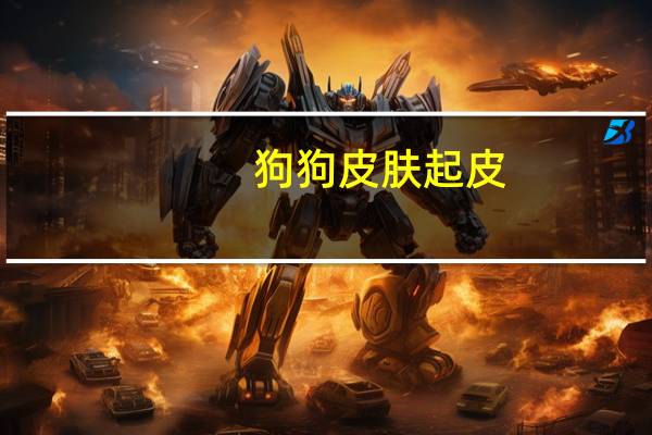 狗狗皮肤起皮