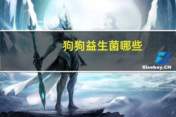 狗狗益生菌哪些