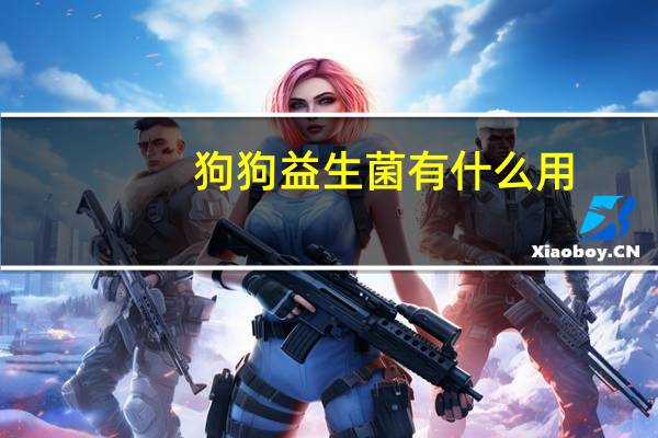 狗狗益生菌有什么用