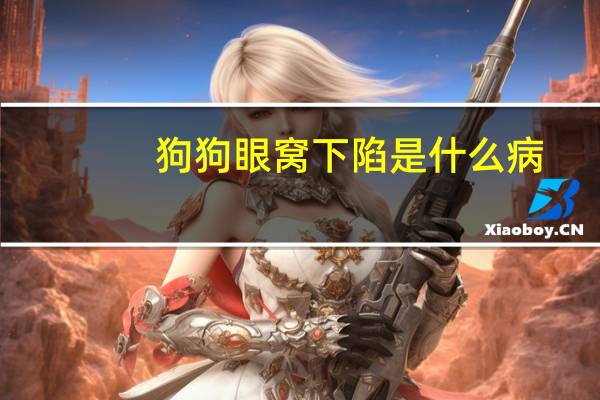 狗狗眼窝下陷是什么病