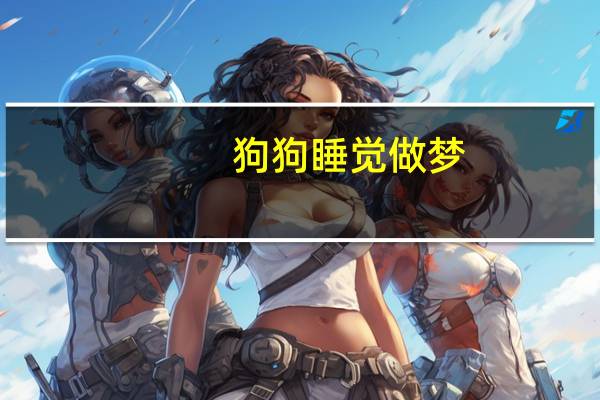 狗狗睡觉做梦