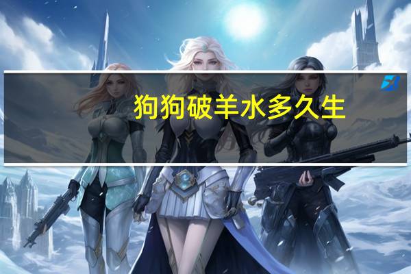 狗狗破羊水多久生