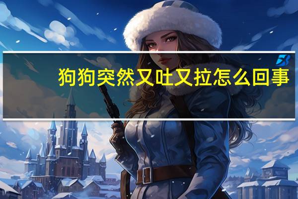 狗狗突然又吐又拉怎么回事