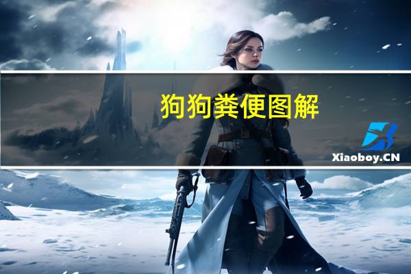 狗狗粪便图解