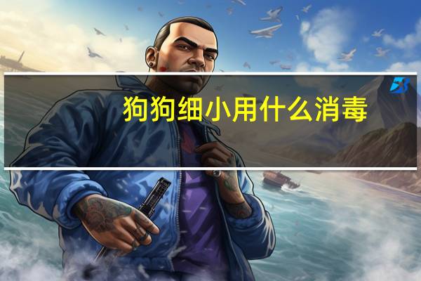 狗狗细小用什么消毒