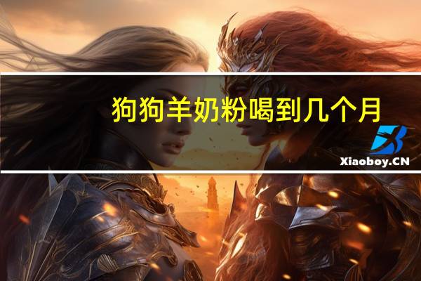 狗狗羊奶粉喝到几个月