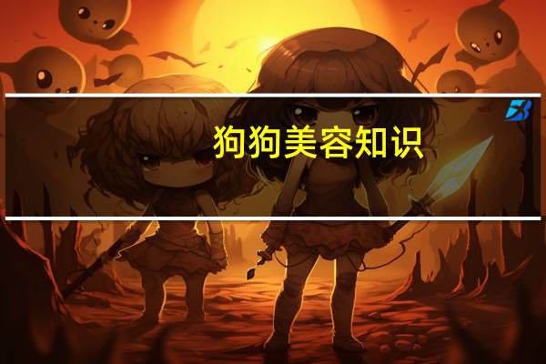 狗狗美容知识