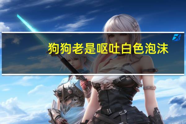 狗狗老是呕吐白色泡沫