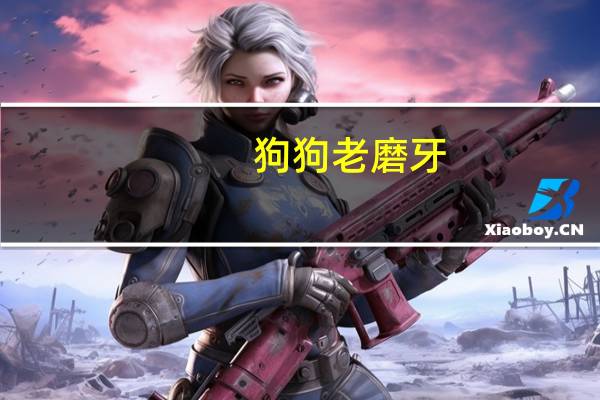狗狗老磨牙