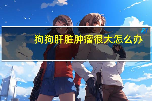 狗狗肝脏肿瘤很大怎么办