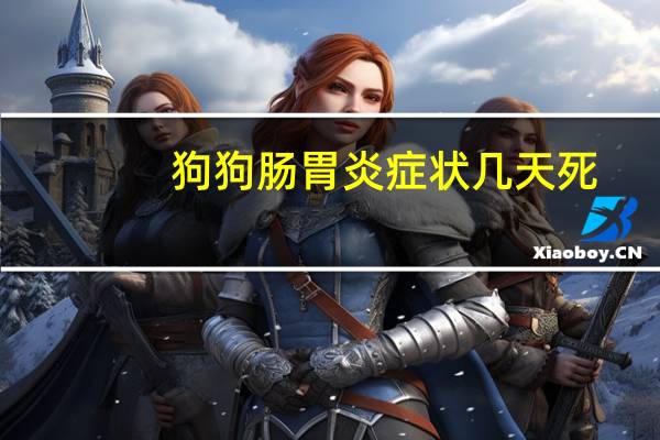 狗狗肠胃炎症状几天死