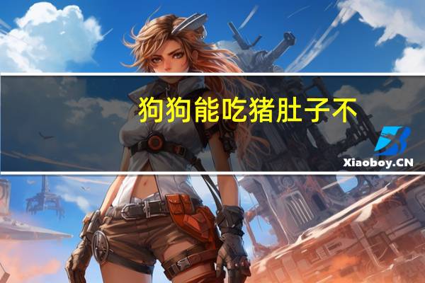 狗狗能吃猪肚子不