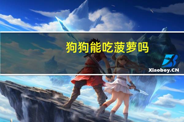 狗狗能吃菠萝吗