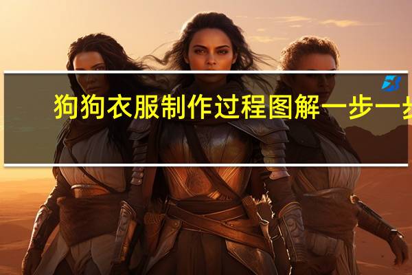 狗狗衣服制作过程图解一步一步