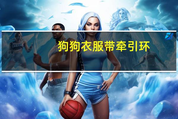 狗狗衣服带牵引环