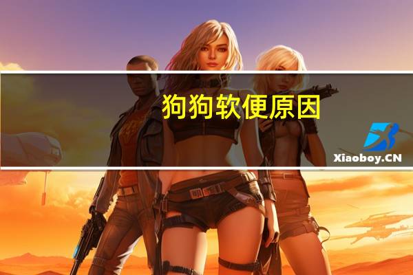 狗狗软便原因