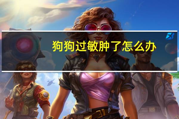 狗狗过敏肿了怎么办