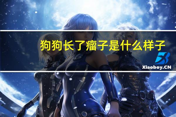 狗狗长了瘤子是什么样子
