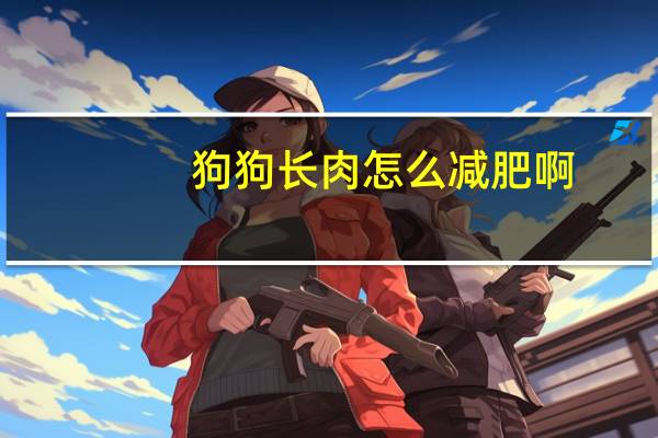 狗狗长肉怎么减肥啊